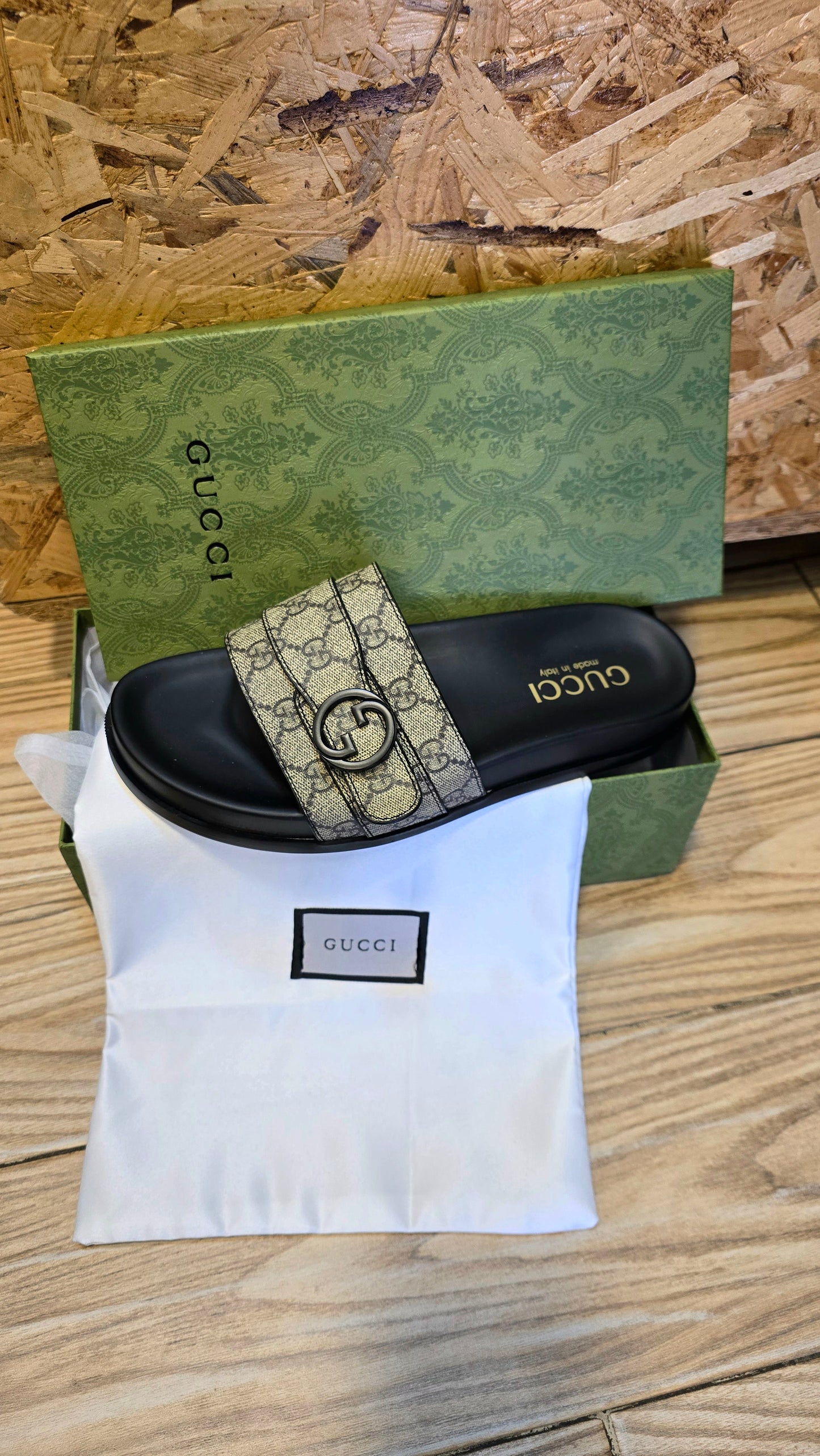 CLAQUETTE GUCCI BEIGE